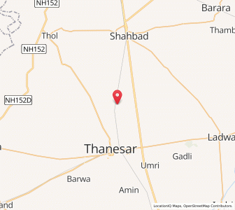 Map of Dhirpur, Haryana