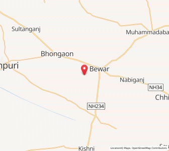 Map of Dhobia Kalan, Uttar Pradesh