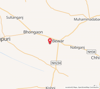 Map of Dhobia Khurd, Uttar Pradesh