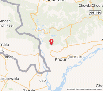 Map of Dhok, Kashmir