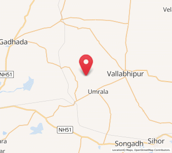 Map of Dhola, Rajasthan