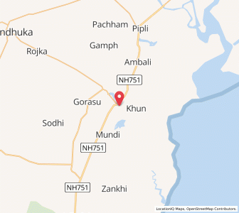 Map of Dholera, Gujarat