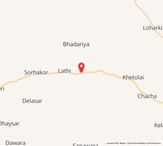 Map of Dholia, Rajasthan