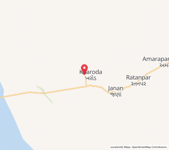 Map of Dholovira, Gujarat