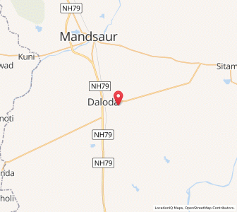 Map of Dhondarka, Madhya Pradesh