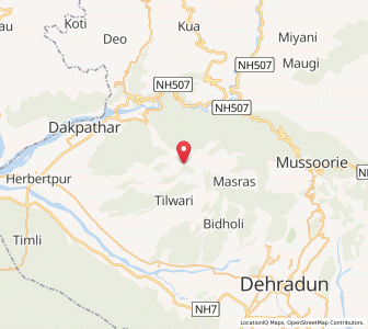 Map of Dhondki, Uttarakhand