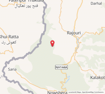 Map of Dhora Khanke, Kashmir