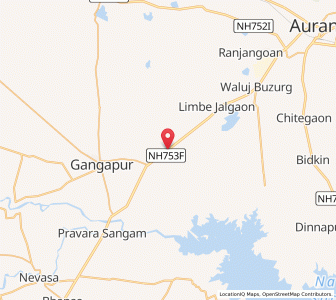 Map of Dhoregaon, Maharashtra