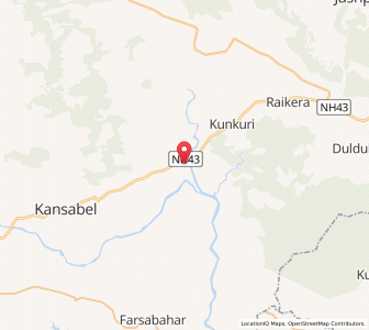 Map of Dhoribahal, Chhattisgarh