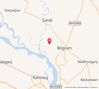 Map of Dhotiamau, Uttar Pradesh