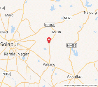 Map of Dhotri, Maharashtra