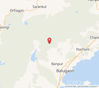 Map of Dhuanuali, Odisha