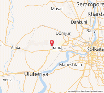 Map of Dhulagari, West Bengal