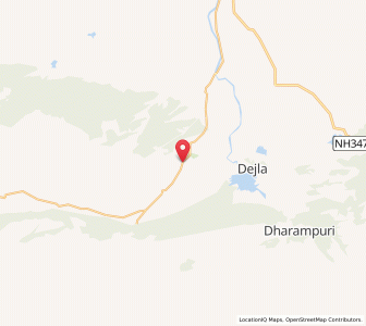 Map of Dhulkot, Madhya Pradesh