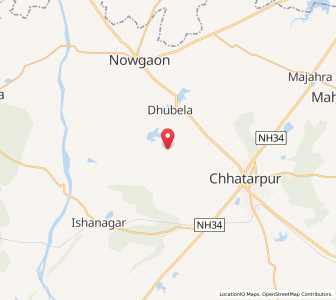 Map of Dhundari, Madhya Pradesh