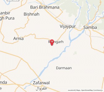 Map of Dhupiri, Kashmir