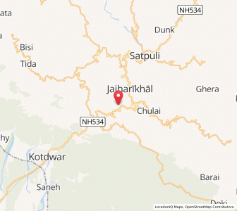 Map of Dhura, Uttarakhand