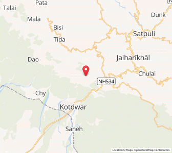 Map of Dhuratal, Uttarakhand