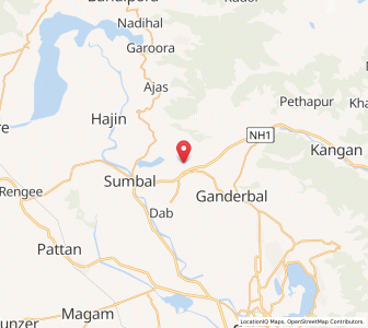 Map of Dialri, Kashmir