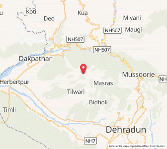 Map of Dibli, Uttarakhand