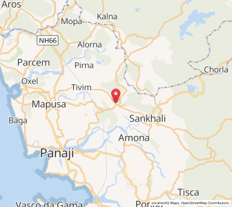 Map of Dicholi, Goa