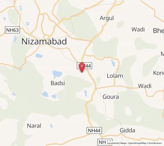 Map of Dichpalli, Andhra Pradesh