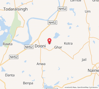 Map of Digaria, Rajasthan