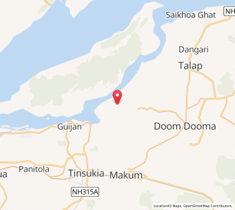 Map of Dighaltarang, Assam