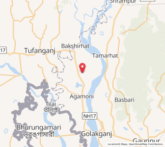 Map of Dighaltari, Assam