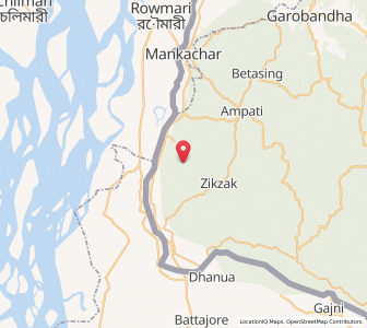 Map of Digligiri, Meghalaya