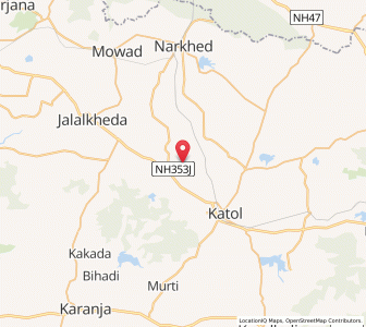 Map of Digras Buzurg, Maharashtra