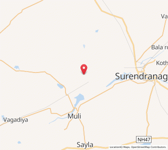 Map of Digsar, Gujarat