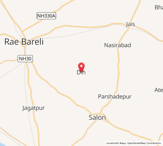 Map of Dih, Madhya Pradesh