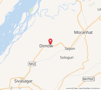 Map of Dihajan, Assam