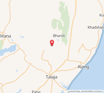 Map of Dihor, Gujarat