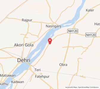 Map of Dihra, Bihar
