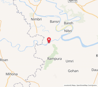 Map of Dikauli, Uttar Pradesh