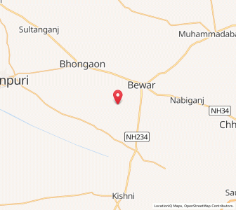 Map of Dikhatmai, Uttar Pradesh