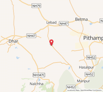 Map of Dikthan, Madhya Pradesh