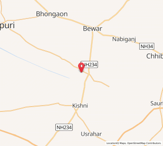Map of Dilah, Uttar Pradesh