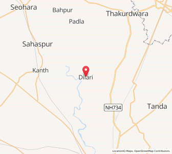 Map of Dilari Changeri, Uttar Pradesh