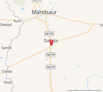Map of Dilauda, Madhya Pradesh