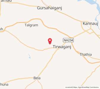 Map of Dilipnagar, Uttar Pradesh