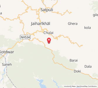 Map of Dimar, Uttarakhand