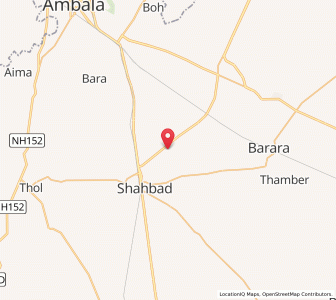 Map of Dinarpur, Haryana