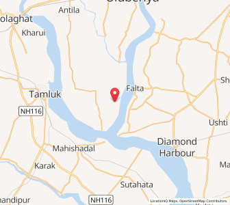 Map of Dingakhola, West Bengal