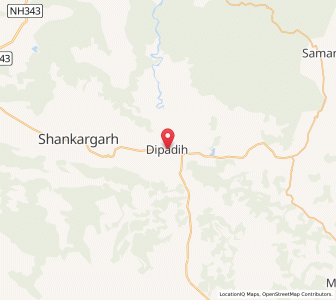 Map of Dipadih, Chhattisgarh