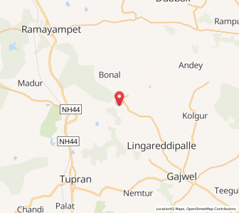 Map of Dipampalli, Andhra Pradesh