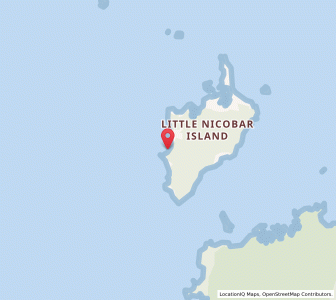Map of Dit-dak, Andaman and Nicobar Islands
