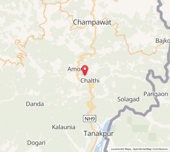 Map of Diuri, Uttarakhand